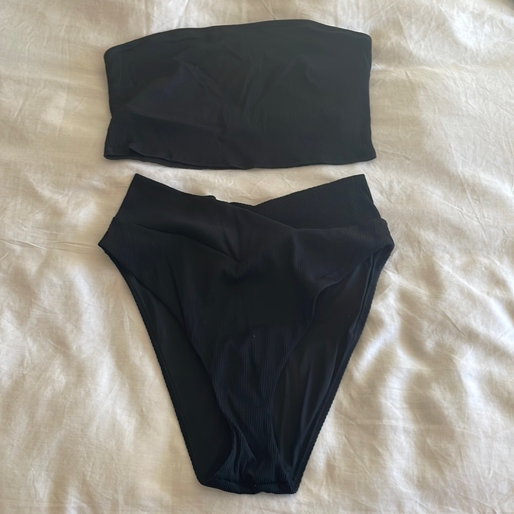 Aerie ribbed high waist bikini